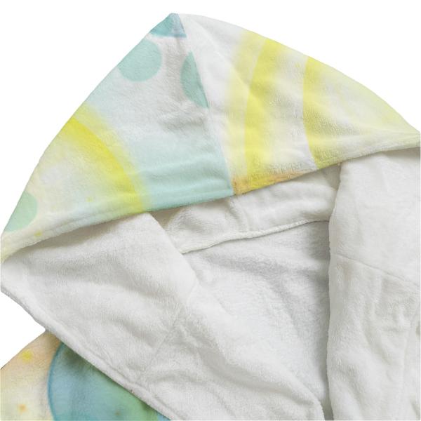 Bunter Bademantel Anton aus Flanell – flauschig & farbenfroh, Größen S–2XL